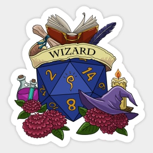 Dice Wizard Sticker